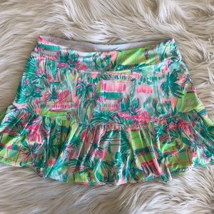 Lilly P. Meryl Nylon Luxletic Taye Tennis Skort